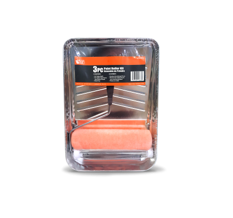 Paint Roller Kit, Metal Tray