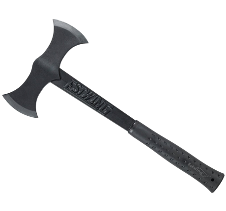 Black Eagle Axe, Double Bit Axe, Nylon Vinyl Shock Reduction Grip