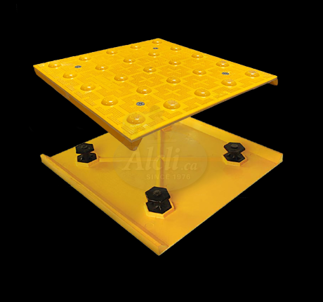 Replaceable Cast in Place Access® Tile , Tactile Walking Surface Indicators (TWSI)