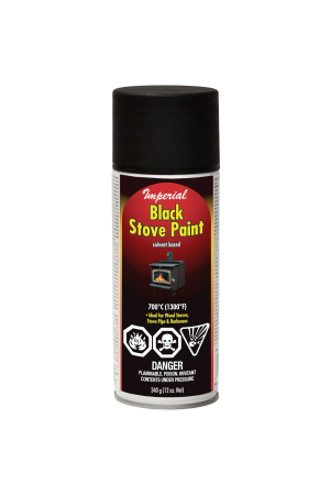 Black Aerosol Stove Paint (solvent based) (Canada Only)