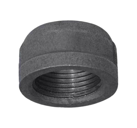 Black Malleable Cap