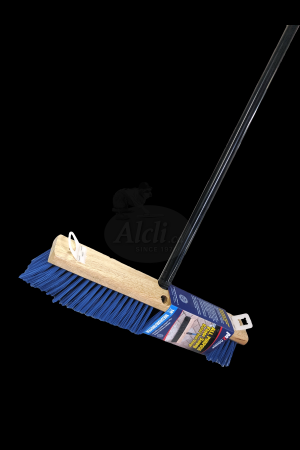 Hippo Contractor Side Clipped Retail Pushbroom, Stiff Poly-pro