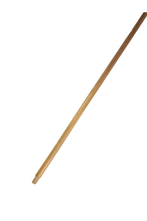 Broom Handle, Threaded wood handle