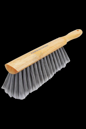 Counter Brush, Hardwood block, Silver foxtail brush
