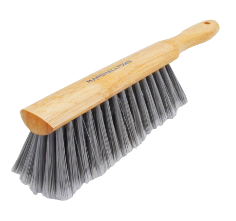 Counter Brush, Hardwood block, Silver foxtail brush