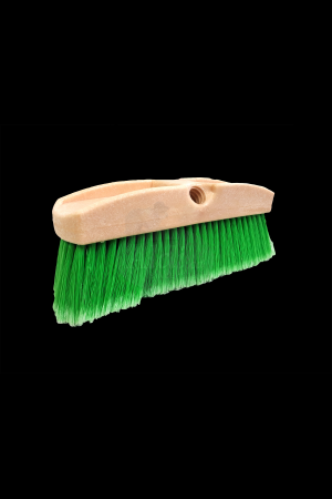 Acid Brush Head, Plastic Block, High density green fiber fill