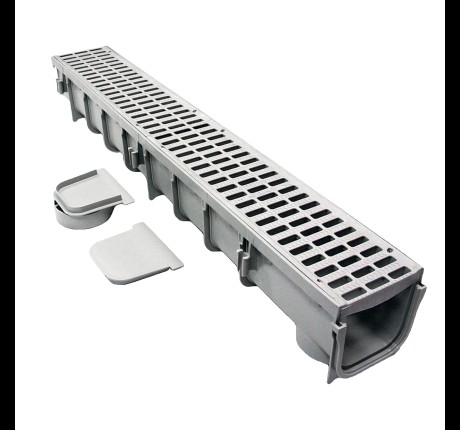 Pro Series Polypropylene Channel Drain Kit