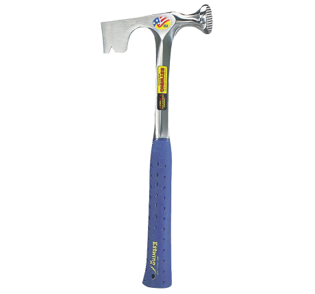 Drywall Hammer, Large round face, Nylon vinyl shock reduction grip