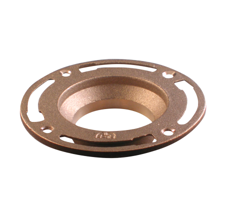 Floor Brass Flange, With horn