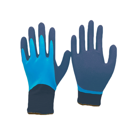 Nitrile Gripper Worker Glove, Yard Summer