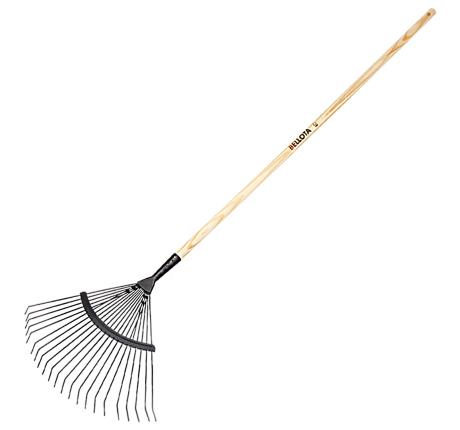 Round Prongs Lawn Rake