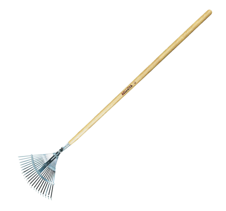 Flat Prongs Adjustable Lawn Rake