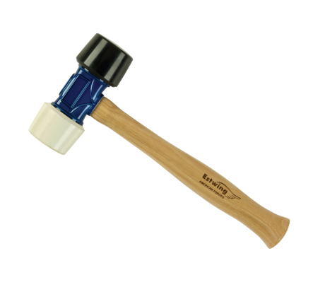 Dual Plastic Face Rubber Mallet, 24 oz.