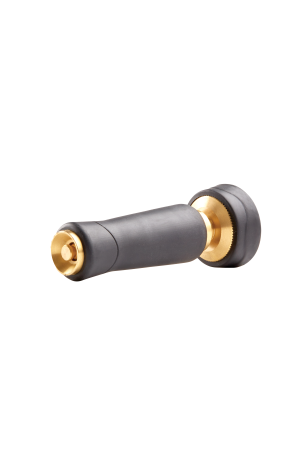 Brass Twist Watering Nozzle with Rubber Grip, Heavy Duty 