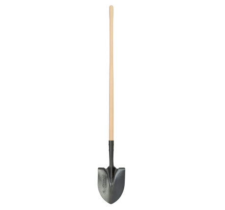 Round Point Shovel, Wood Handle, Pro Series