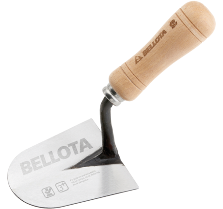 Rounded Point Tiling Trowel, Wood handle