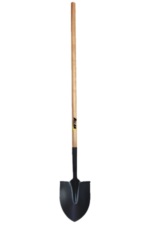 Round Point Shovel, Wood Handle, Allan Tools