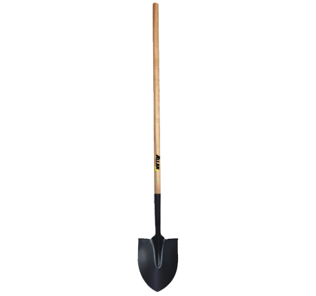 Round Point Shovel, Wood Handle, Allan Tools