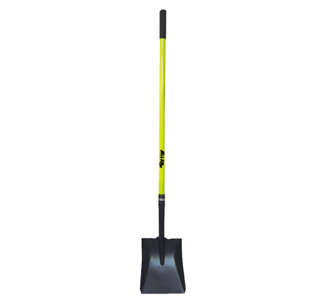 Square Point Shovel, Fiberglass Handle, Allan Tools