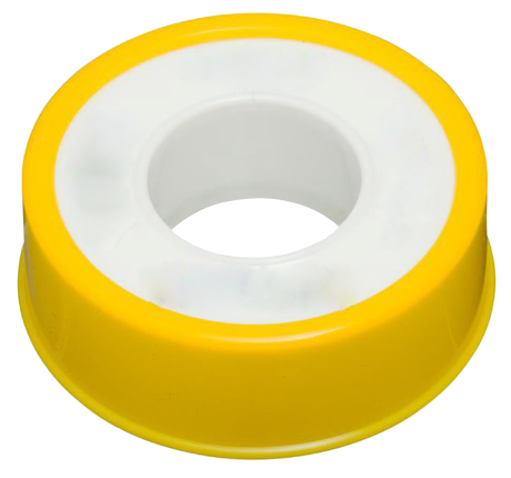 Teflon Pipe Thread Tape, Yellow