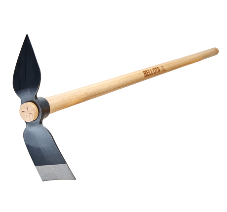 Double Figure Hoe- Hoe & Tong, Wood handle