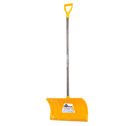 All-Purpose Snow Pusher, with Steel Wear Strip