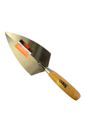 Philadelphia Pattern Brick Trowel, Hardwood handle