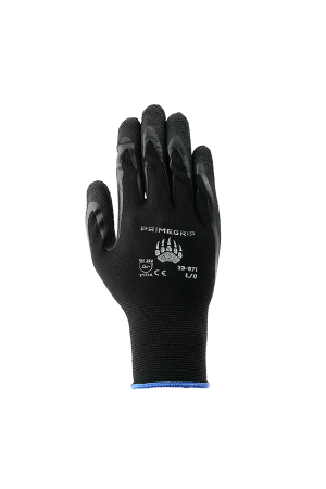 Nitrile Gripper Worker Glove, [ Panther ] - High Elasticity and Comfort